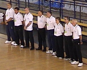 Jikishin England Team Line Up in Uniform